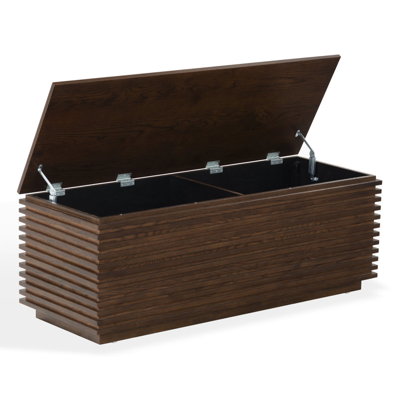 AllModern Gabbi Zuzu Wood Storage Bench | AllModern